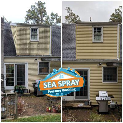 A great before and after completed in Mansfield, NJ. This was completed by Sea Spray Pressure Washing based in Hackettstown, NJ.