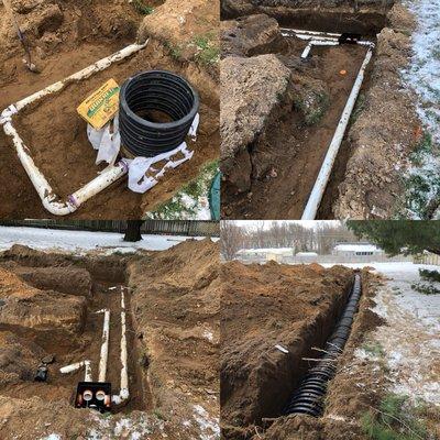 Septic design and installation services with life long maintenance.