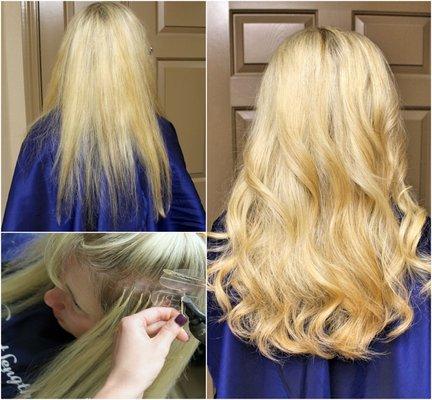 If you would like great length extensions call us for a consultation with Jenny or Jodee