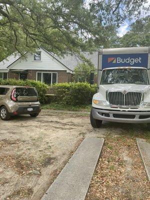 House we moved and the truck