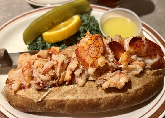 HUGE Lobster Roll Sandwich--best around in my studied opinion