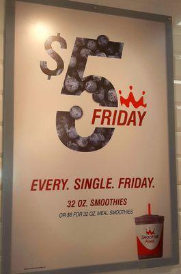 $5 FRIDAY