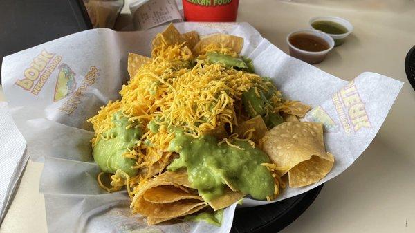 Chips and guacamole