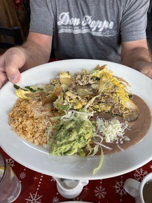 Beef machaca breakfast