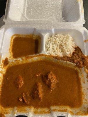 Very disappointing Chicken Vindaloo w/Rice