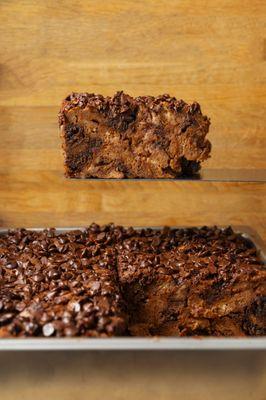 Homemade Chocolate Babka Pudding