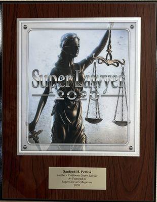 Super Lawyer Award