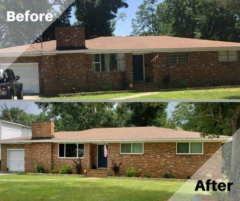 Check out one of window replacement projects in Pensacola!