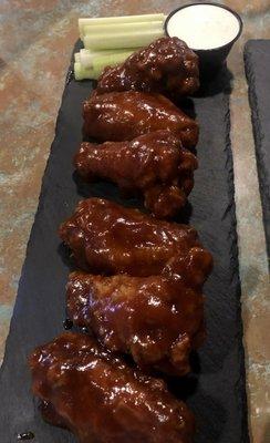 The most excellent mango habanero wings