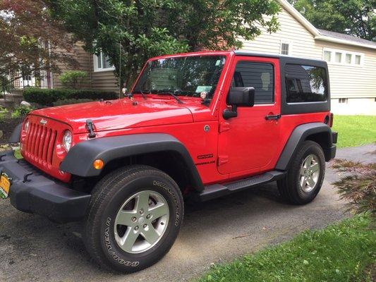 New ride! 2014 Jeep Wrangler. Review to follow as it gets broken in.