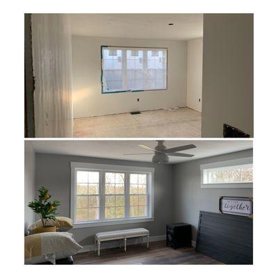 Before and after! Interior project!