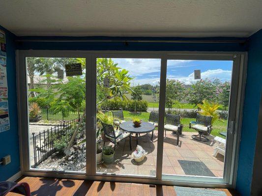 Hurricane Impact Sliding Glass Door.