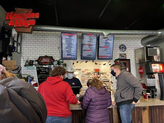 Front counter where you place your order