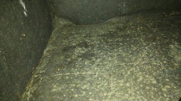 Before filthy plenum box of the ductwork