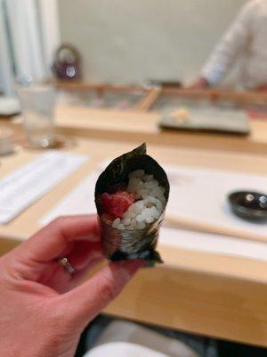 Negi toro Temaki.