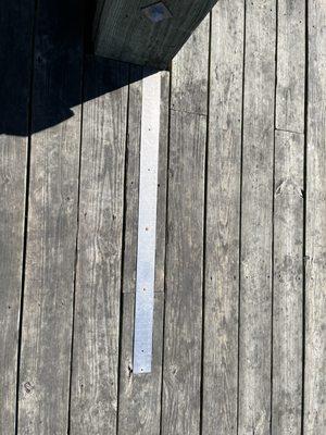 Ruler for measuring your catch.