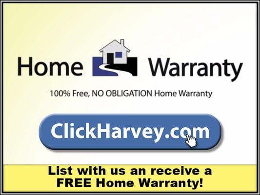 List with us and receive a FREE Home Warranty!