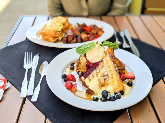 Creme brulee french toast