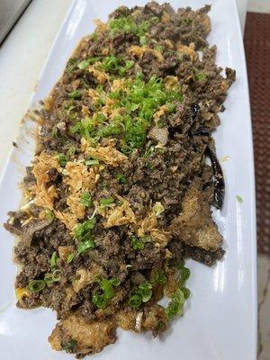 Nothern of Thailand beef salad.