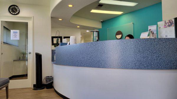 Front desk at SmileWell Family Dental 8/25/2022