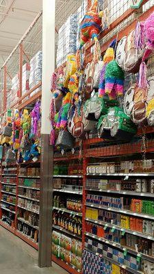 Wall of piñatas