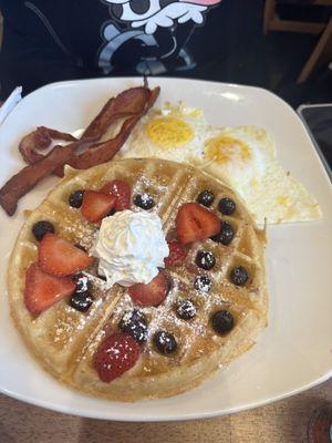 Berry waffle