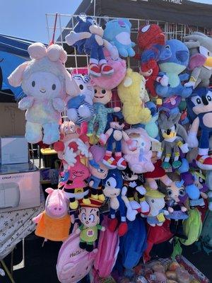 Stuffed animals wall