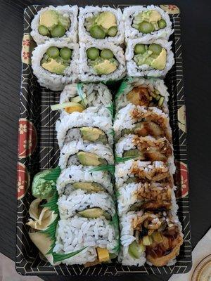 Vegetarian Maki rolls