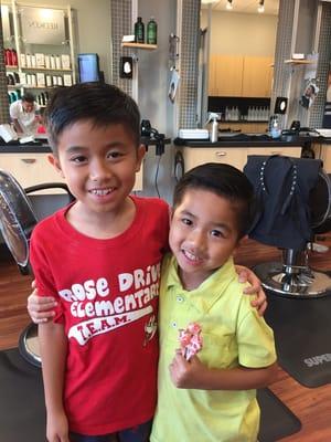 Boys were happy with their haircuts!!! Thx supercuts