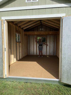 10x16 Tuff Shed with loft.