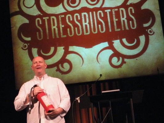 Pastor Jim bringing a message on "STRESSBUSTERS"