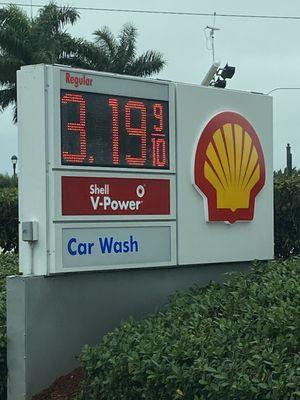 More expensive than fuel at other gas stations in Weston.