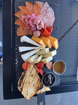 Cheese and meats board