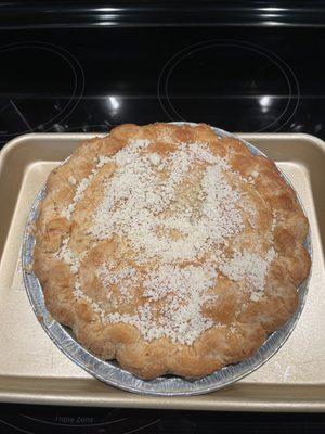 The perfect pork pot pie! Thank you Auntie Ems! Oh... and cookies for dessert