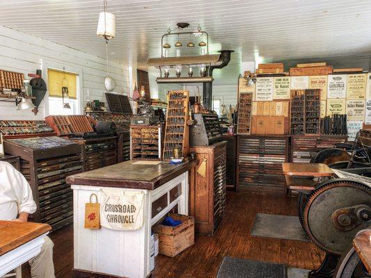 Print Shop at Crossroads Village & Huckleberry Railroad