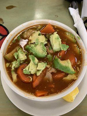 Caldo Tlalpeno Soup