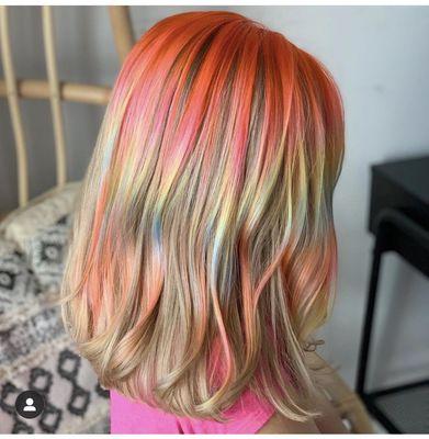 This is my daughters hair done by Marie.