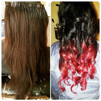 Full sew-in and customized color