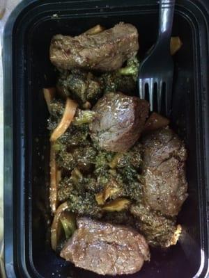 Beef with broccoli