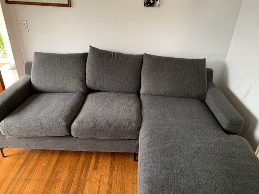 Clean sofa!