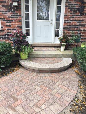 Our front walkway done by Gino and crew