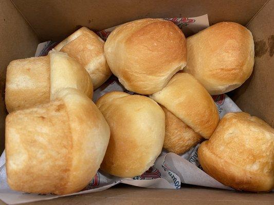 Fresh hot rolls