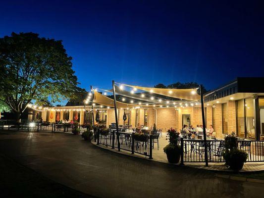 Restaurant at night