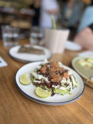 Tostada de Chapulines