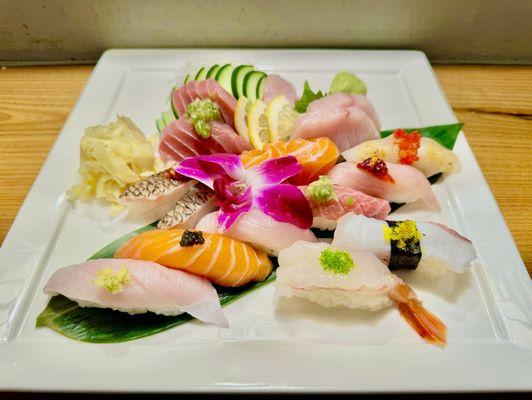 Sushi and sashimi