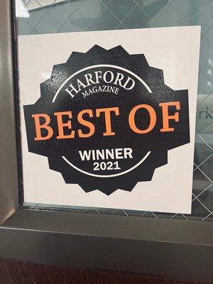 2021 Winner
 Best of Harford