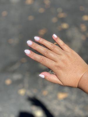 Nude Almond Nails (Powder)