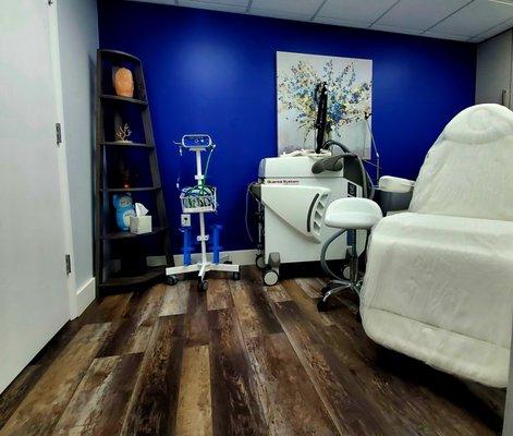 Dr. Gill performs IPL, Laser Hair Removal and Vivace in this room.