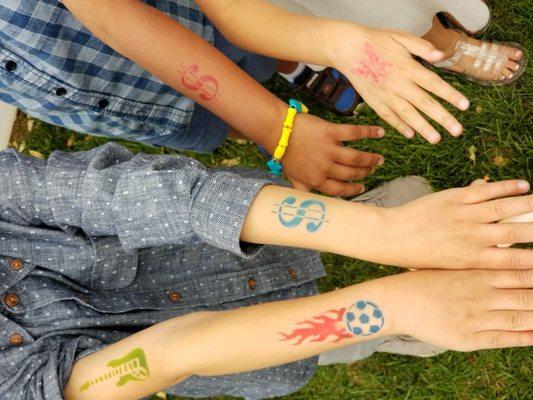 Airbrush tattoos