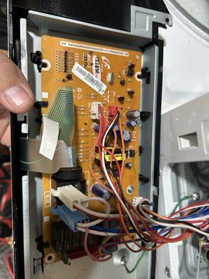 Microwave main board replacement